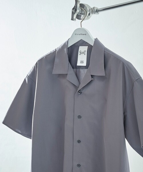 Firsthand（ファーストハンド）の「SHIRT Firsthand by 5525GALLERY/シャツファーストハンド5525ギャラリー オープンカラーシャツ（シャツ/ブラウス・メンズ・グレー/ブラック/ブルー/ホワイト/サックスブルー・M/L）」の9枚目の写真