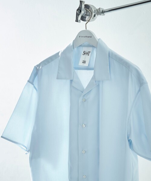 Firsthand（ファーストハンド）の「SHIRT Firsthand by 5525GALLERY/シャツファーストハンド5525ギャラリー オープンカラーシャツ（シャツ/ブラウス・メンズ・グレー/ブラック/ブルー/ホワイト/サックスブルー・M/L）」の13枚目の写真