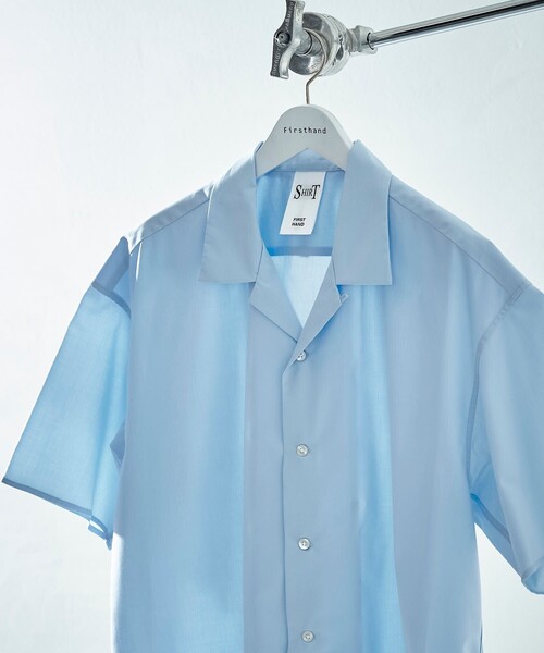 Firsthand（ファーストハンド）の「SHIRT Firsthand by 5525GALLERY/シャツファーストハンド5525ギャラリー オープンカラーシャツ（シャツ/ブラウス・メンズ・グレー/ブラック/ブルー/ホワイト/サックスブルー・M/L）」の15枚目の写真