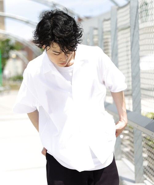 Firsthand（ファーストハンド）の「SHIRT Firsthand by 5525GALLERY/シャツファーストハンド5525ギャラリー オープンカラーシャツ（シャツ/ブラウス・メンズ・グレー/ブラック/ブルー/ホワイト/サックスブルー・M/L）」の21枚目の写真