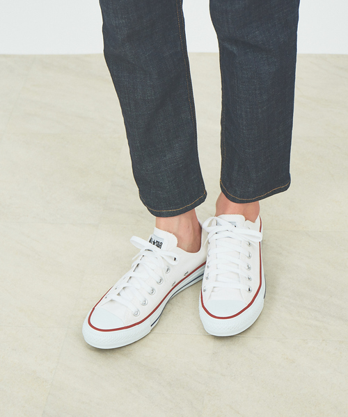 CONVERSE（コンバース）の「【CONVERSE/コンバース】CANVAS ALL STAR OX スニーカー（スニーカー・レディース・ホワイト/ブラック/グレー・24/24.5/23.5）」の2枚目の写真