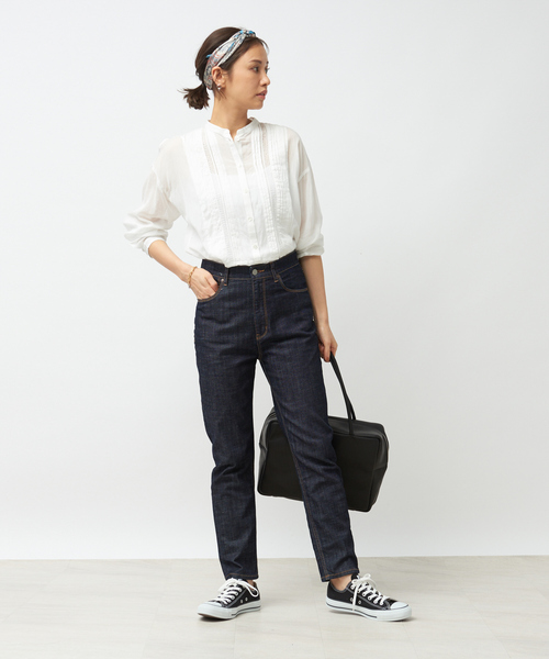 CONVERSE（コンバース）の「【CONVERSE/コンバース】CANVAS ALL STAR OX スニーカー（スニーカー・レディース・ホワイト/ブラック/グレー・24/24.5/23.5）」の6枚目の写真