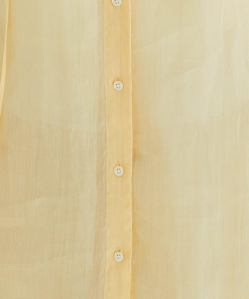 ROPE'（ロペ）の「【洗える】ローンボリュームスリーブタックブラウス（シャツ/ブラウス・レディース・ホワイト/グレー/イエロー・38）」の22枚目の写真