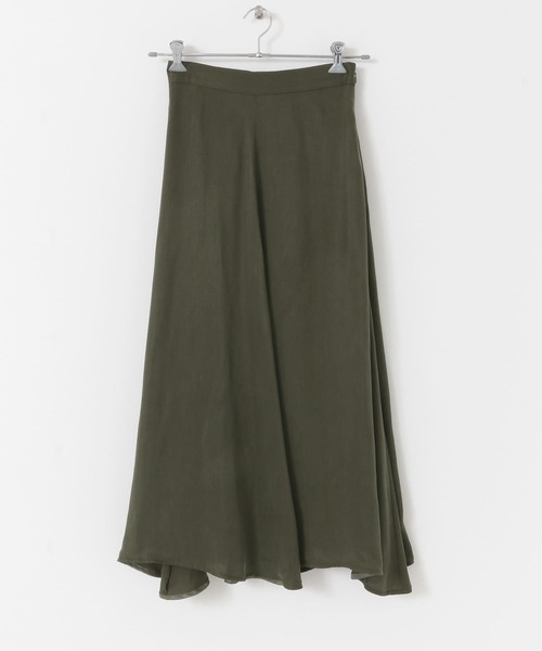 URBAN RESEARCH ROSSO WOMEN(アーバンリサーチ ロッソ)の「キュプラフレアスカート(スカート・レディース・ライトグレー/ベージュ/グリーン・38/36)」の12枚目の写真
