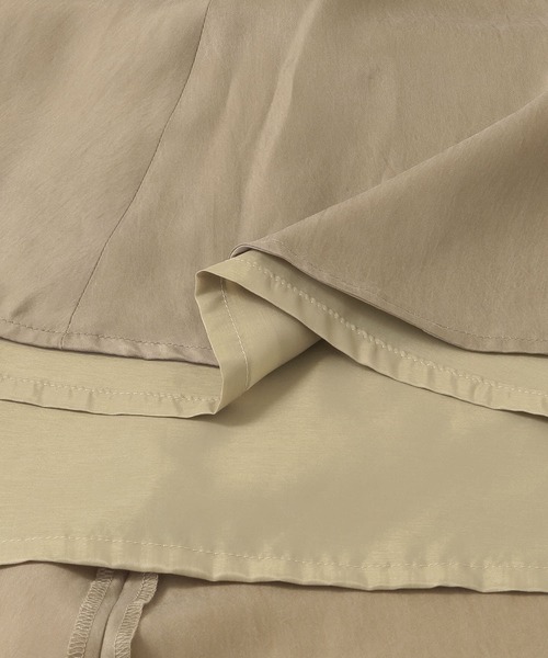 URBAN RESEARCH ROSSO WOMEN(アーバンリサーチ ロッソ)の「キュプラフレアスカート(スカート・レディース・ライトグレー/ベージュ/グリーン・38/36)」の17枚目の写真