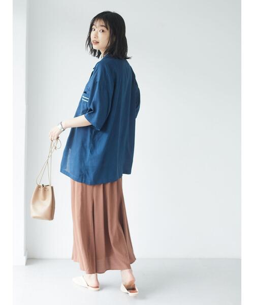 CRAFT STANDARD BOUTIQUE（クラフトスタンダードブティック）の「綿レーヨンフレアスカート　＊◇（スカート・レディース・モカ/ブラウン/ライトカーキ/その他8・FREE）」の19枚目の写真