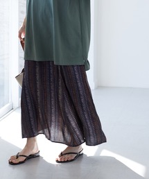 綿レーヨンフレアスカート *◇