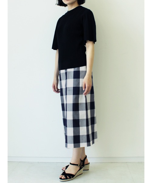 Te chichi（テチチ）の「袖プリーツプルオーバー（ニット/セーター・レディース・ベージュ/オフホワイト/ブラック・ﾌﾘ-）」の7枚目の写真