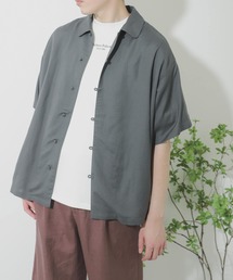SENSE OF PLACE by URBAN RESEARCH | リネンレーヨンチャイナシャツ(5分袖)(シャツ/ブラウス)