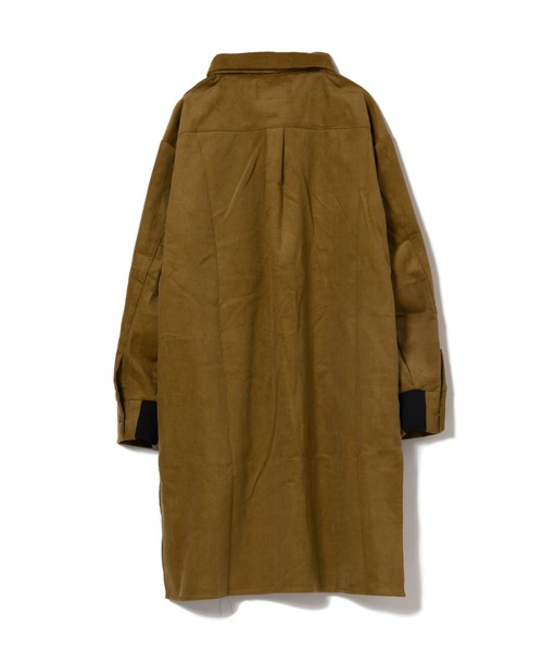 LAYMEE（レイミー）の「Lizzy corduroy shirt / リジーコーデュロイシャツ（シャツ/ブラウス・レディース・アイボリー/ブラウン/イエロー系・FREE）」の6枚目の写真