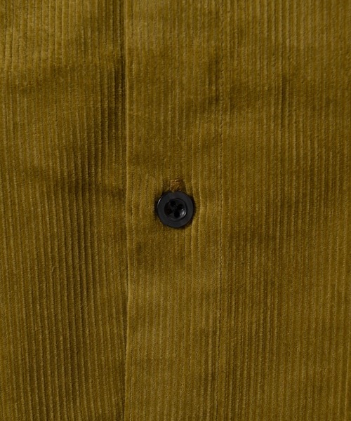 LAYMEE（レイミー）の「Lizzy corduroy shirt / リジーコーデュロイシャツ（シャツ/ブラウス・レディース・アイボリー/ブラウン/イエロー系・FREE）」の9枚目の写真