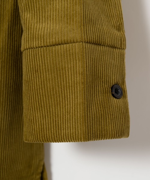 LAYMEE（レイミー）の「Lizzy corduroy shirt / リジーコーデュロイシャツ（シャツ/ブラウス・レディース・アイボリー/ブラウン/イエロー系・FREE）」の11枚目の写真