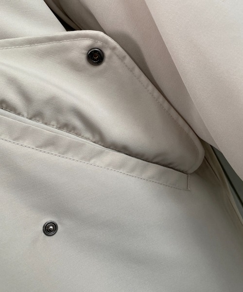 moment+（モーメントプラス）の「セパレートキルトライナー付きミリタリーコート（モッズコート・レディース・アイボリー/カーキ/ブラック・M）」の22枚目の写真