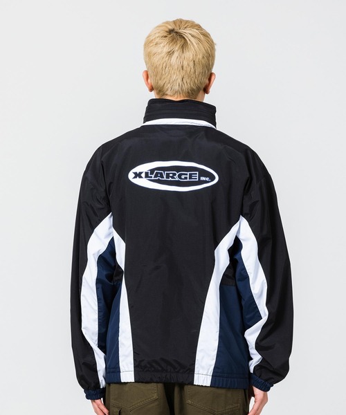 XLARGE(エクストララージ)の「WARM UP NYLON JACKET(ブルゾン・メンズ・ブラック/オリーブ・S/M/L/XL)」の10枚目の写真