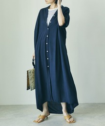 ECRIRE | スタンドカラーシャツワンピース(シャツワンピース)