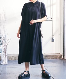 ECRIRE | スタンドカラーシャツワンピース(シャツワンピース)