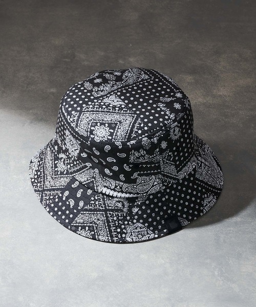 COLONY 2139(コロニートゥーワンスリーナイン)の「ペイズリー柄バケットハット(ハット・レディース・ブラック・FREE)」の3枚目の写真