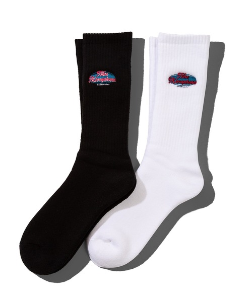 NineMicrophones（ナインマイクロフォンズ）の「SOCKS-COAST-（ソックス/靴下・メンズ・ホワイト/ブラック・FREE）」の4枚目の写真