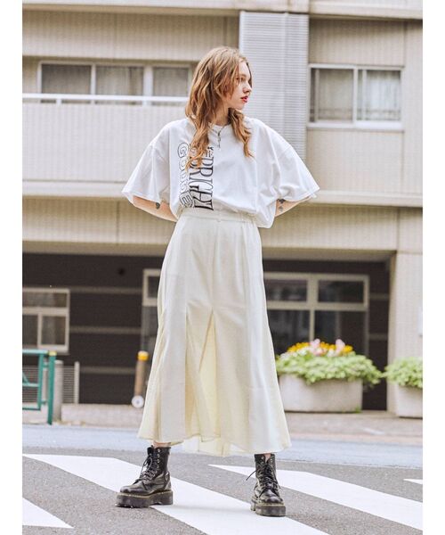 jouetie（ジュエティ）の「マーメイドスイッチスカート（スカート・レディース・アイボリー/ブラック・MEDIUM）」の5枚目の写真