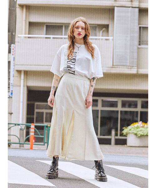 jouetie（ジュエティ）の「マーメイドスイッチスカート（スカート・レディース・アイボリー/ブラック・MEDIUM）」の11枚目の写真