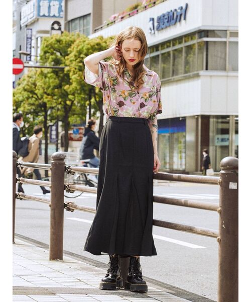 jouetie（ジュエティ）の「マーメイドスイッチスカート（スカート・レディース・アイボリー/ブラック・MEDIUM）」の4枚目の写真