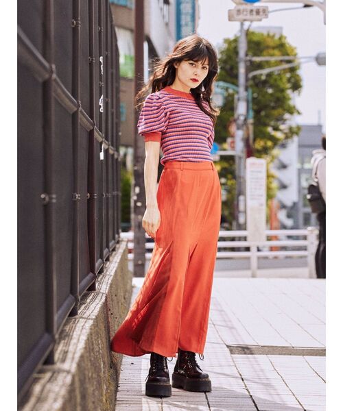 jouetie（ジュエティ）の「マーメイドスイッチスカート（スカート・レディース・アイボリー/ブラック・MEDIUM）」の6枚目の写真