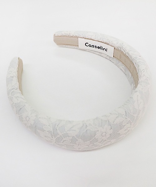 Casselini（キャセリーニ）の「Casselini(キャセリーニ)テキスタイルカチューシャ（カチューシャ・レディース・ブラック/ピンク/ライム/アイボリー・FREE）」の2枚目の写真