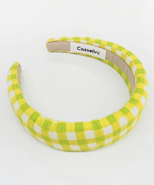 Casselini（キャセリーニ）の「Casselini(キャセリーニ)テキスタイルカチューシャ（カチューシャ・レディース・ブラック/ピンク/ライム/アイボリー・FREE）」の14枚目の写真