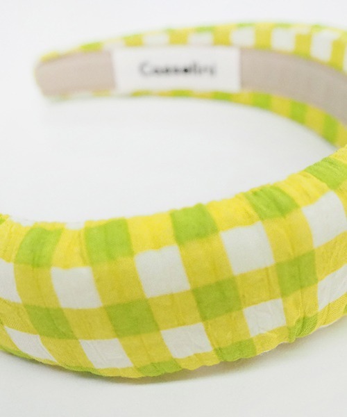 Casselini（キャセリーニ）の「Casselini(キャセリーニ)テキスタイルカチューシャ（カチューシャ・レディース・ブラック/ピンク/ライム/アイボリー・FREE）」の17枚目の写真