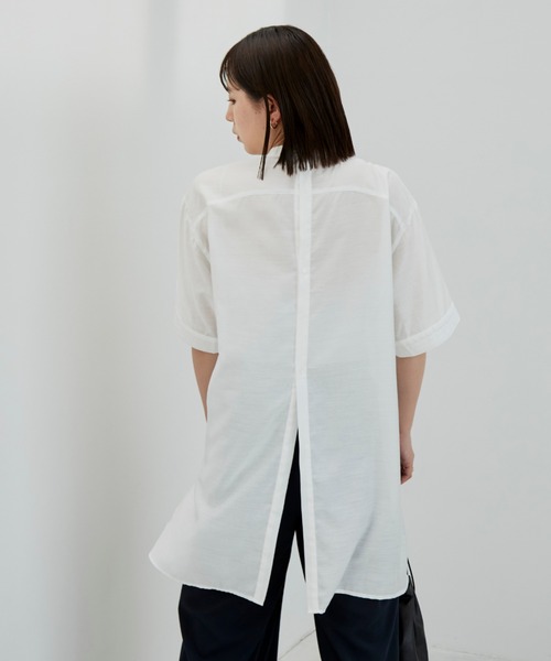 Aunt Marie's(アントマリーズ)の「デザインキルティングブラウス(シャツ/ブラウス・レディース・ホワイト/ナチュラル/グリーン/イエロー/オレンジ・FREE)」の7枚目の写真