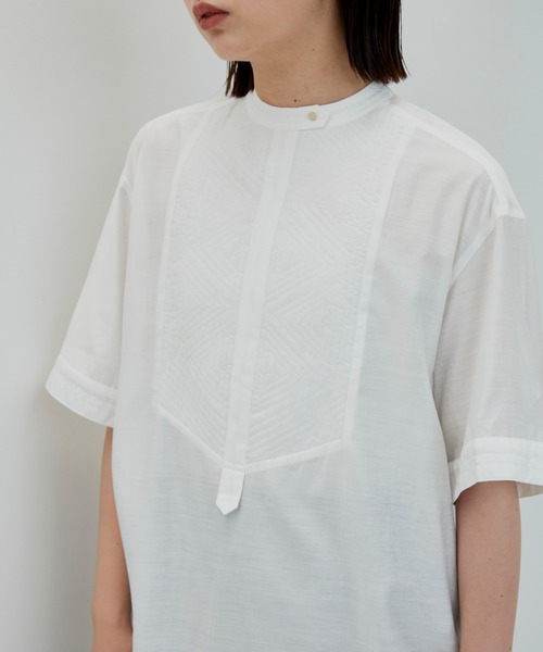 Aunt Marie's（アントマリーズ）の「デザインキルティングブラウス