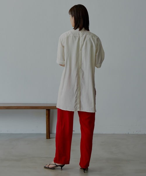 Aunt Marie's(アントマリーズ)の「デザインキルティングブラウス(シャツ/ブラウス・レディース・ホワイト/ナチュラル/グリーン/イエロー/オレンジ・FREE)」の17枚目の写真