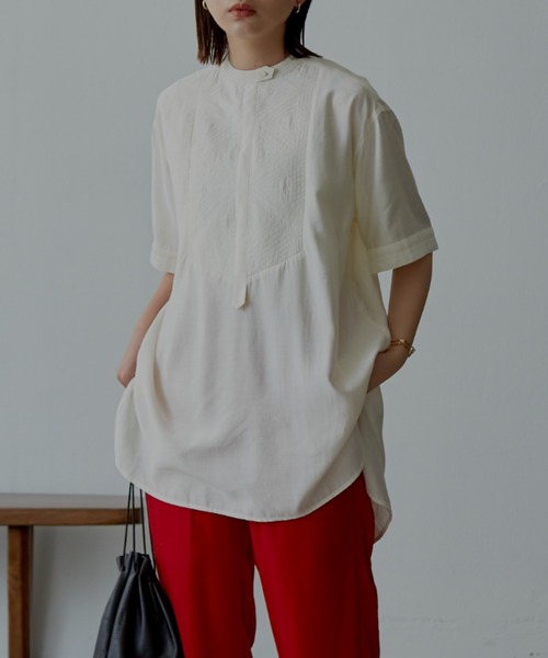 Aunt Marie's（アントマリーズ）の「デザインキルティングブラウス