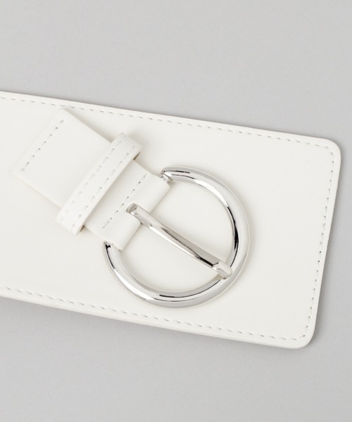 HARE(ハレ)の「【WEB限定アイテム】ワイドアシメベルト(HARE)(ベルト・レディース・ホワイト/ブラック・FREE)」の17枚目の写真