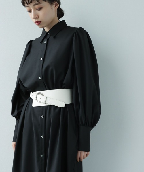 HARE(ハレ)の「【WEB限定アイテム】ワイドアシメベルト(HARE)(ベルト・レディース・ホワイト/ブラック・FREE)」の5枚目の写真