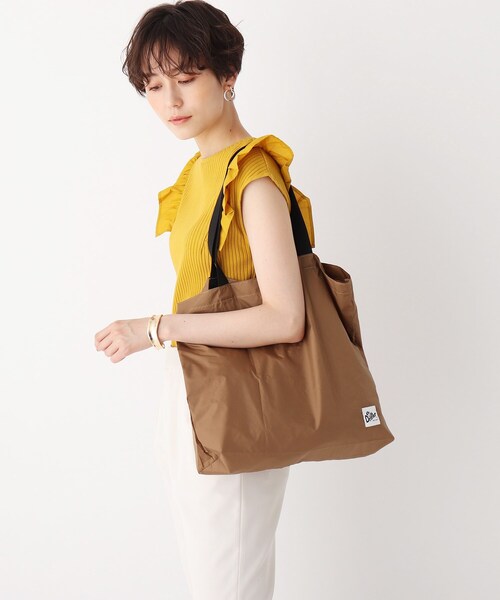 AG by aquagirl(エージーバイアクアガール)の「◆Drifter/ドリフター ECO TOTE トートバッグ(トートバッグ・レディース・ホワイト/サンドベージュ・00)」の4枚目の写真