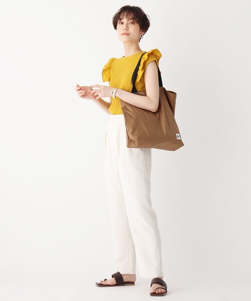 AG by aquagirl(エージーバイアクアガール)の「◆Drifter/ドリフター ECO TOTE トートバッグ(トートバッグ・レディース・ホワイト/サンドベージュ・00)」の6枚目の写真