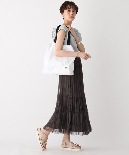 AG by aquagirl(エージーバイアクアガール)の「◆Drifter/ドリフター ECO TOTE トートバッグ(トートバッグ・レディース・ホワイト/サンドベージュ・00)」の13枚目の写真