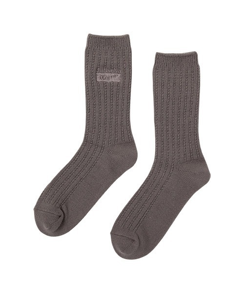 Onitsuka Tiger(オニツカタイガー)の「MIDDLE SOCKS(ソックス/靴下・レディース・ホワイト/ブラック/グレー・S/M/L)」の3枚目の写真