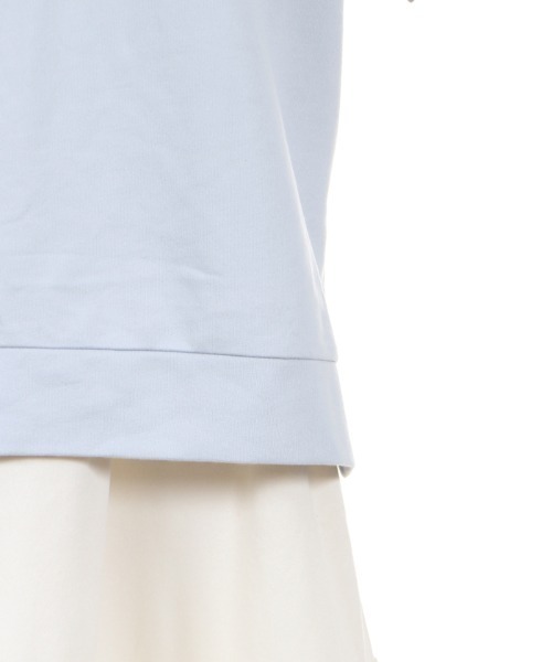 axes femme（アクシーズファム）の「バイカラーパーカーＰＯ（Tシャツ/カットソー・レディース・ベージュ/カーキ/サックスブルー・MEDIUM）」の8枚目の写真