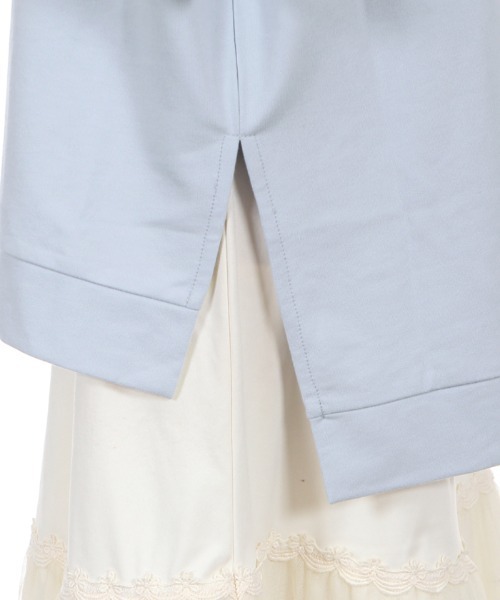 axes femme（アクシーズファム）の「バイカラーパーカーＰＯ（Tシャツ/カットソー・レディース・ベージュ/カーキ/サックスブルー・MEDIUM）」の12枚目の写真