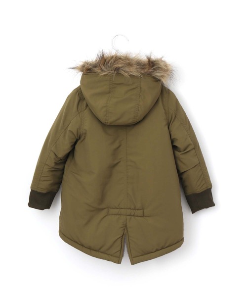 MAKE YOUR DAY（メイクユアデイ）の「モッズコート■150.160cm（モッズコート・キッズ・ベージュ/カーキ/マルチ/ブラック・160/150）」の7枚目の写真