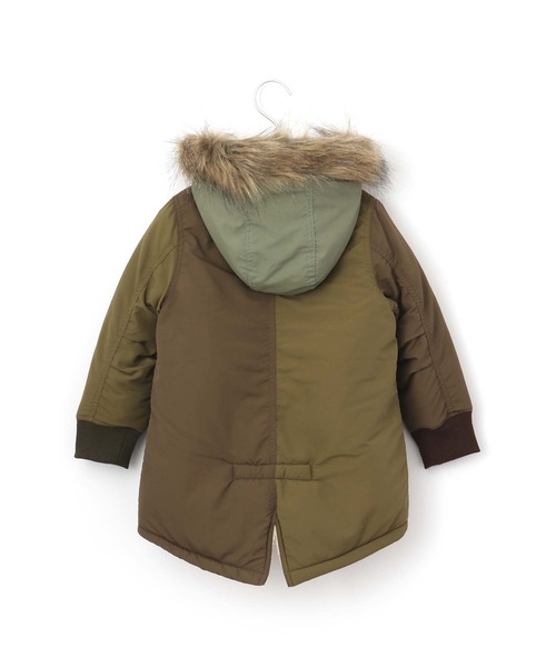 MAKE YOUR DAY（メイクユアデイ）の「モッズコート■150.160cm（モッズコート・キッズ・ベージュ/カーキ/マルチ/ブラック・160/150）」の8枚目の写真