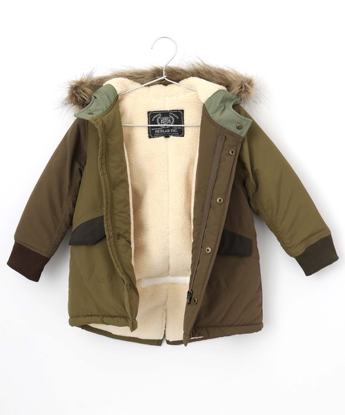 MAKE YOUR DAY（メイクユアデイ）の「モッズコート■150.160cm（モッズコート・キッズ・ベージュ/カーキ/マルチ/ブラック・160/150）」の9枚目の写真