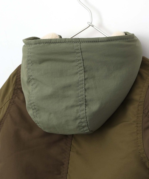 MAKE YOUR DAY（メイクユアデイ）の「モッズコート■150.160cm（モッズコート・キッズ・ベージュ/カーキ/マルチ/ブラック・160/150）」の12枚目の写真