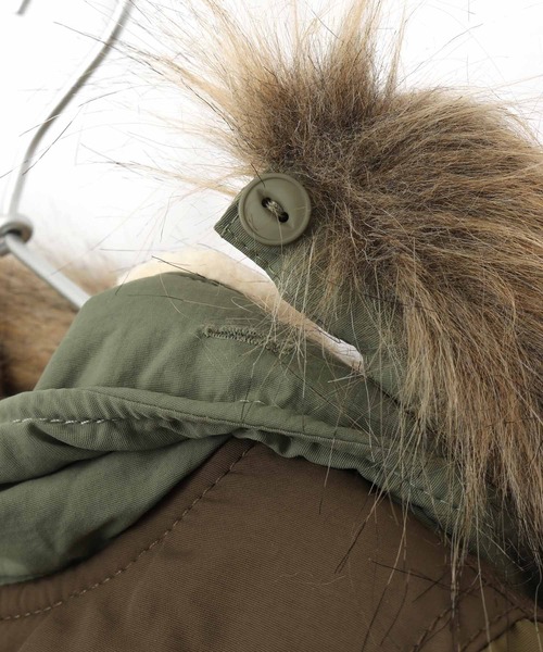 MAKE YOUR DAY（メイクユアデイ）の「モッズコート■150.160cm（モッズコート・キッズ・ベージュ/カーキ/マルチ/ブラック・160/150）」の13枚目の写真