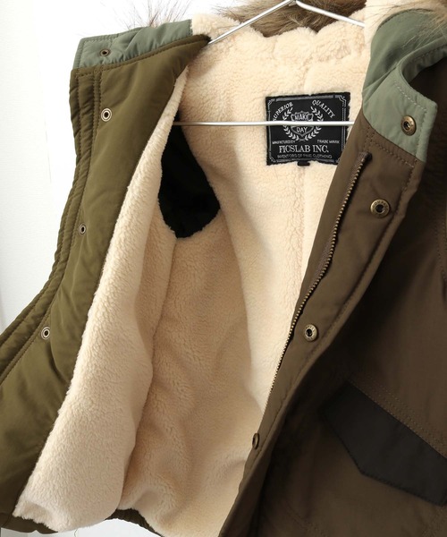 MAKE YOUR DAY（メイクユアデイ）の「モッズコート■150.160cm（モッズコート・キッズ・ベージュ/カーキ/マルチ/ブラック・160/150）」の14枚目の写真