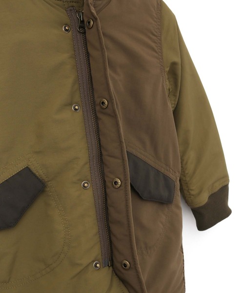 MAKE YOUR DAY（メイクユアデイ）の「モッズコート■150.160cm（モッズコート・キッズ・ベージュ/カーキ/マルチ/ブラック・160/150）」の19枚目の写真