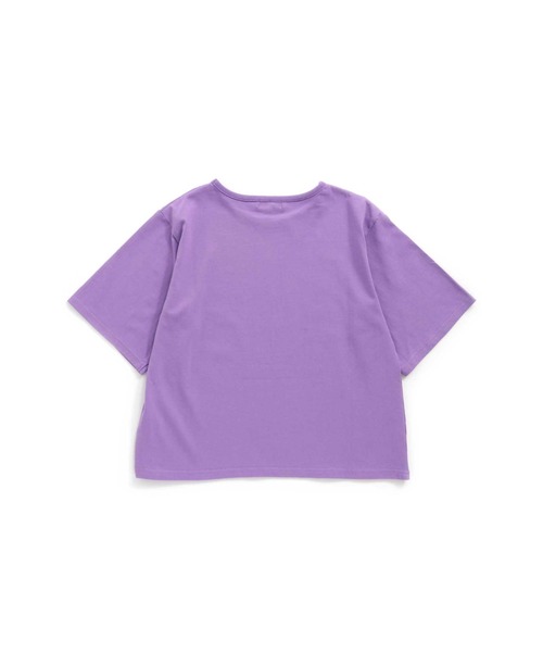 JENNI love（ジェニィラブ）の「接触冷感チアロゴ５分袖Tシャツ（Tシャツ/カットソー・キッズ・パープル/ブラウン/カーキ・130cm/140cm/150cm/160cm）」の15枚目の写真