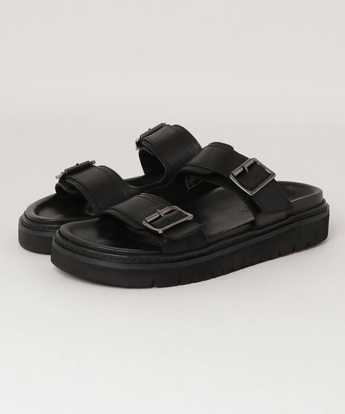 stefanorossi(ステファノロッシ)の「STEFANO ROSSI ステファノロッシ 2 STRAP ツーストラップ サンダル SR07262 NERO(サンダル・メンズ・ブラック・42/43/40/41/44/39)」の1枚目の写真